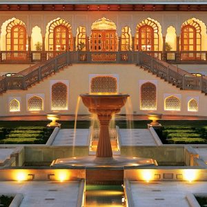 Jaipur - Taj Rambagh Palace Courtyard